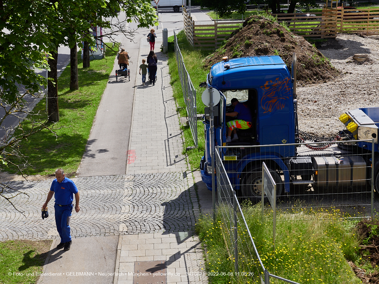08.06.2022 - Baustelle zur Mütterberatung und Haus für Kinder